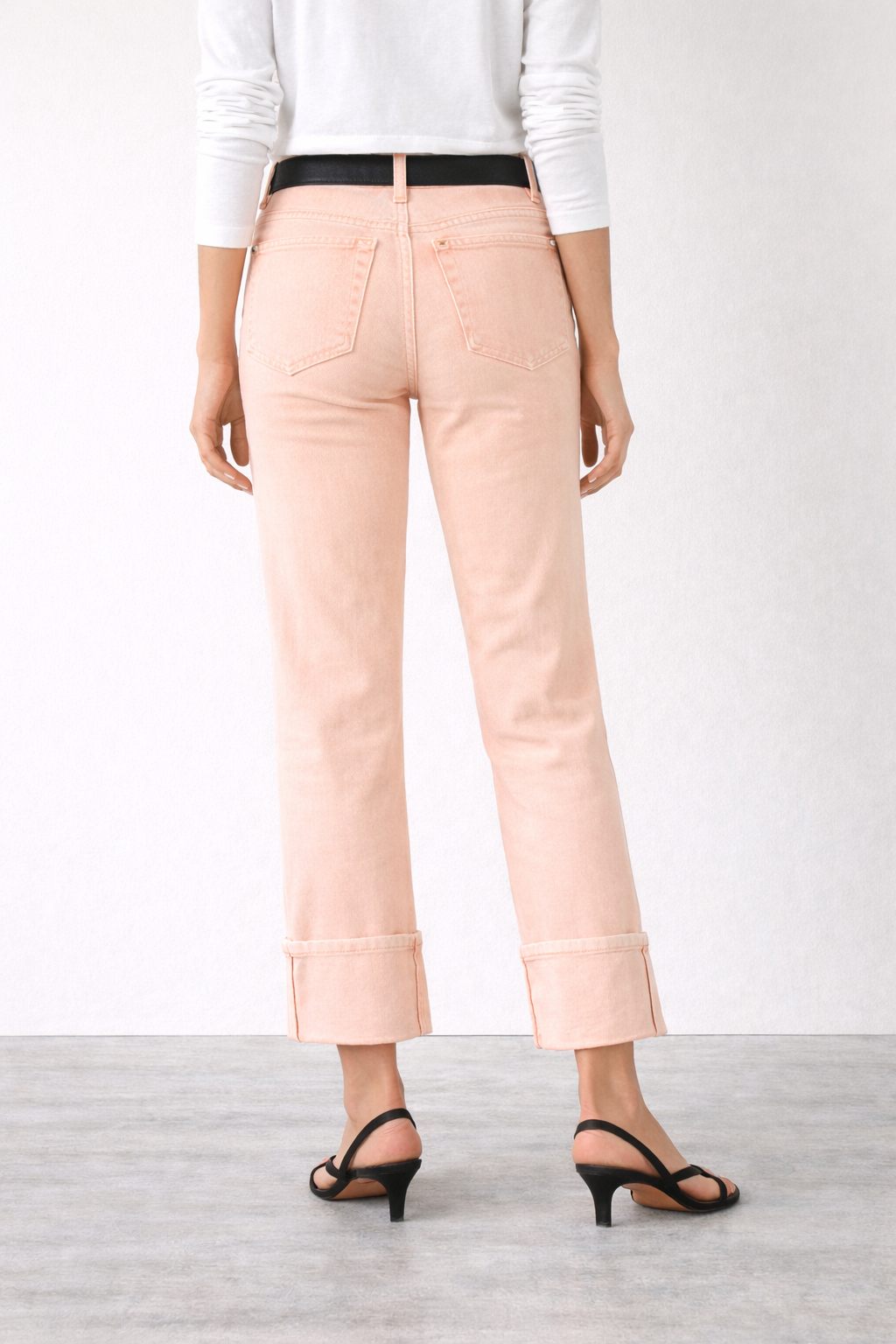 CALI CUFF CROP-PEACH