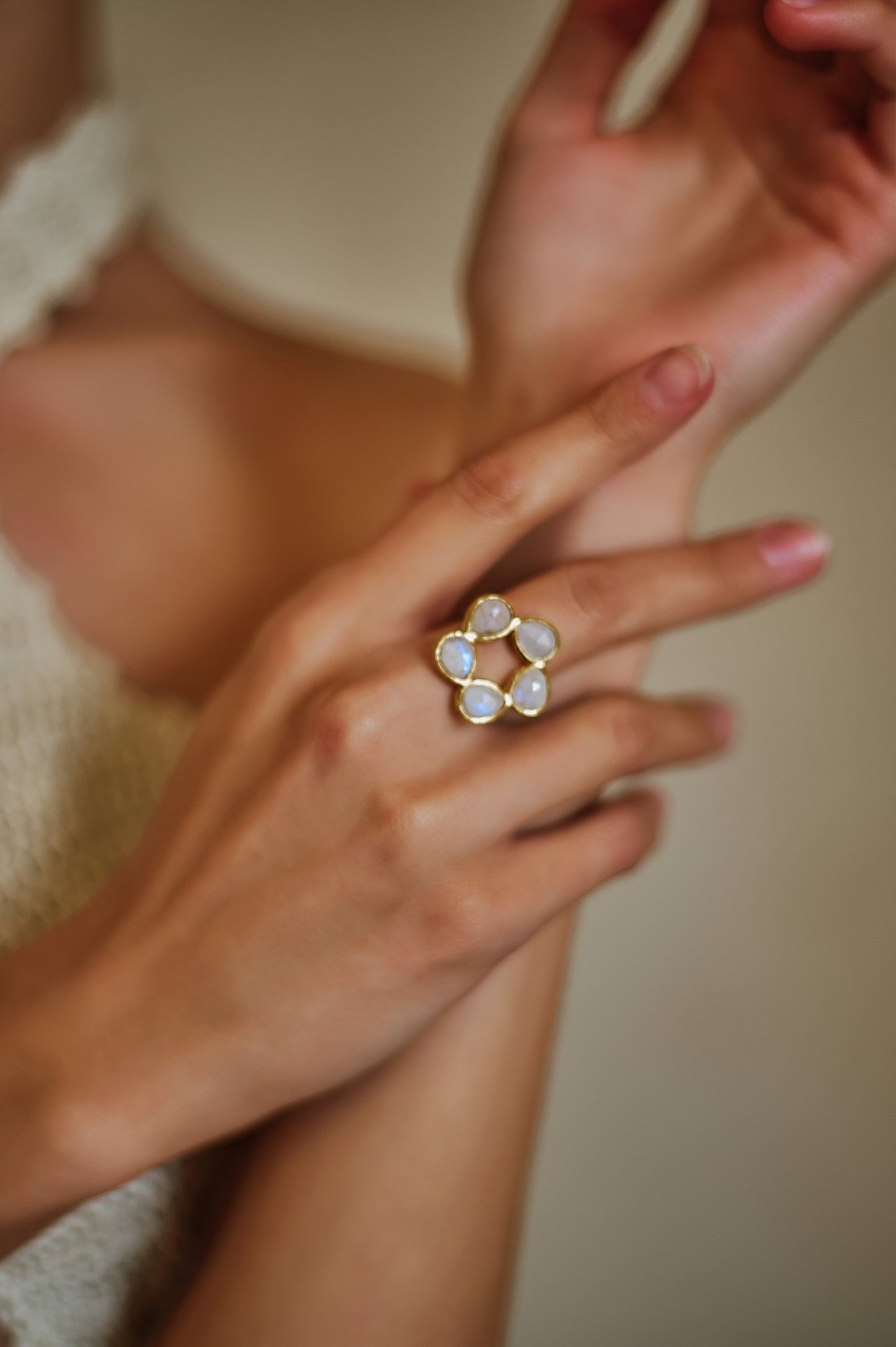 Sola Moonstone Ring