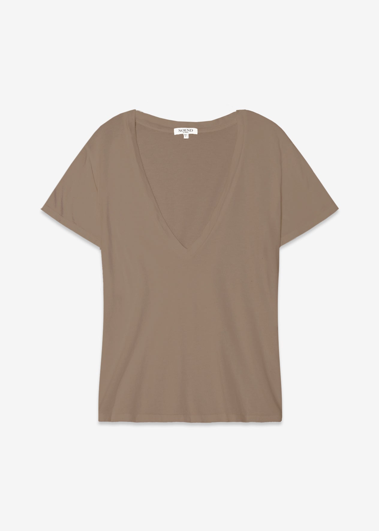 Supima Cotton Deep V Neck Tee