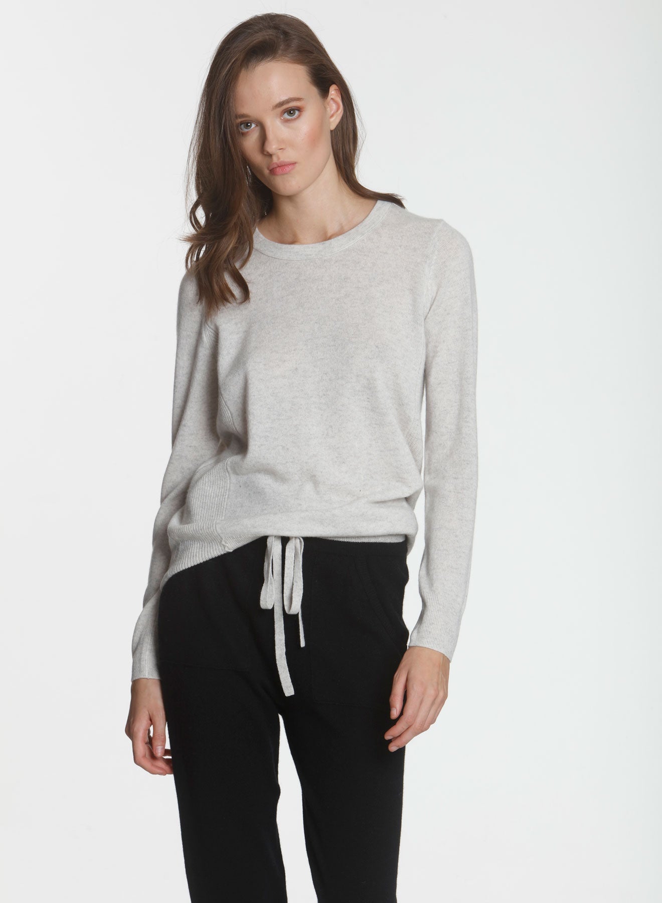 Core Cashmere Crew - Pumice