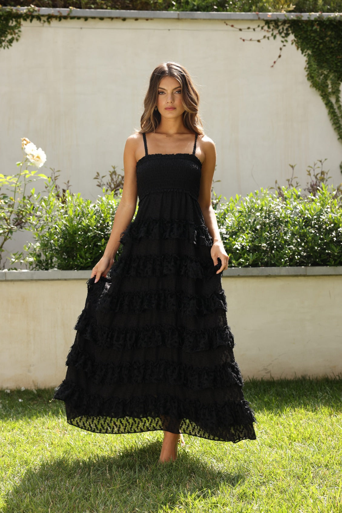 PARIS RUFFLE DRESS