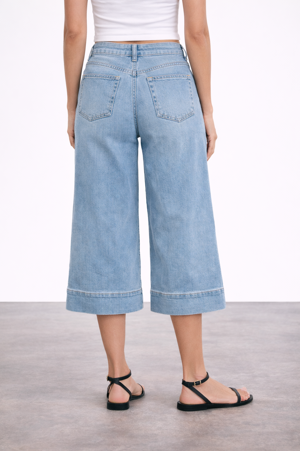 CARDI CROP-KYOTO BLU