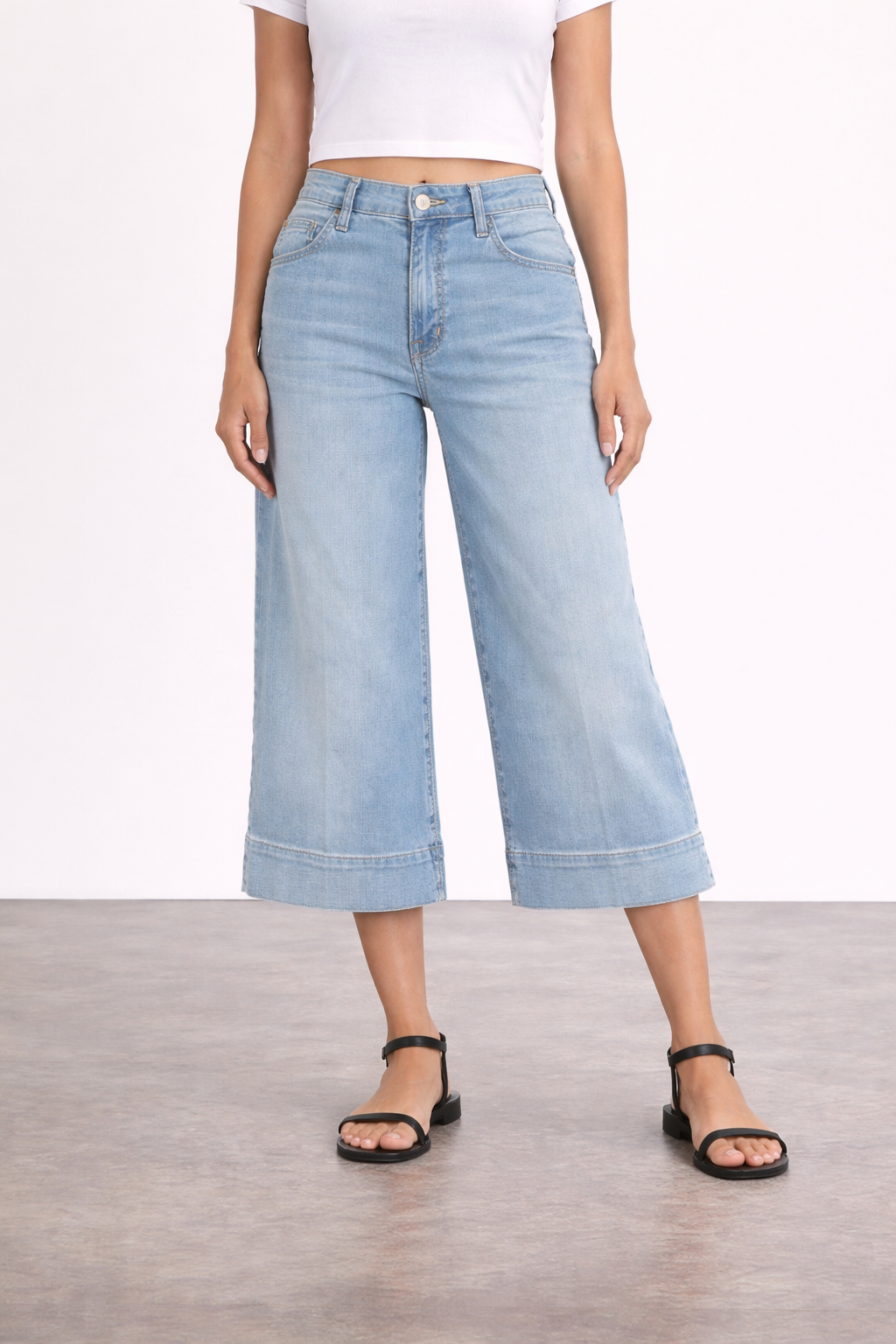 CARDI CROP-KYOTO BLU