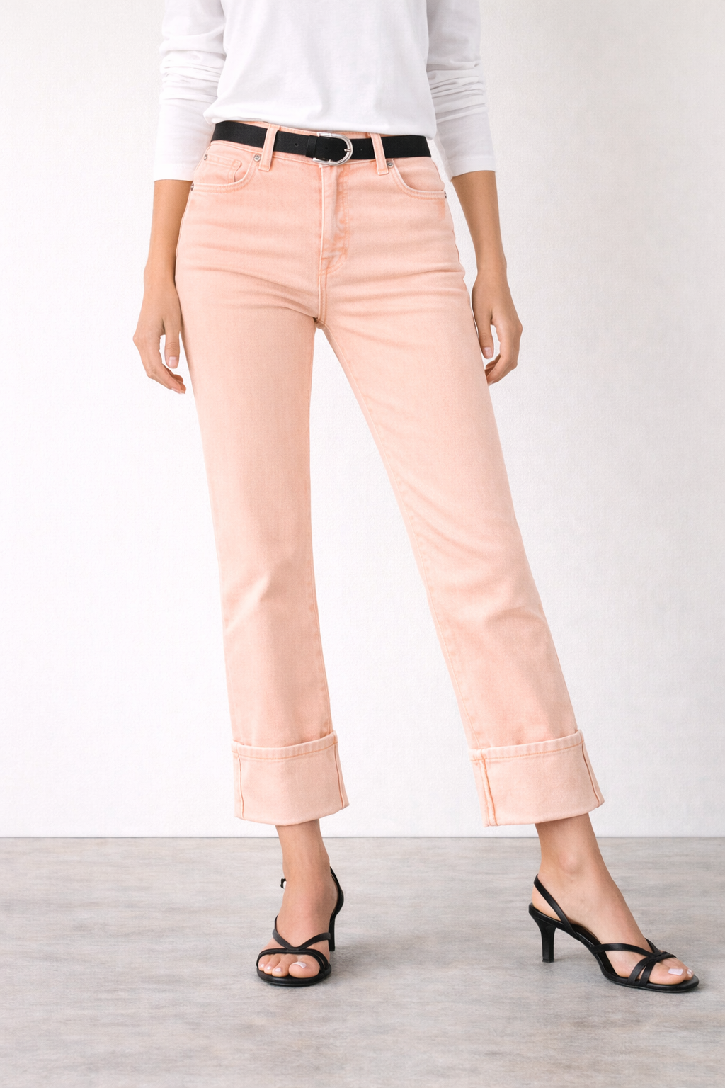 CALI CUFF CROP-PEACH