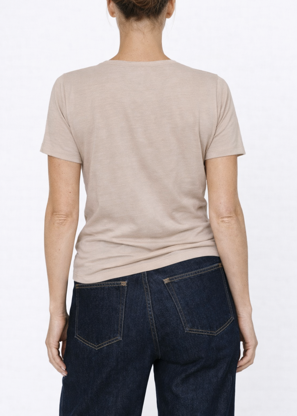 Supima Deep V-Neck Tee