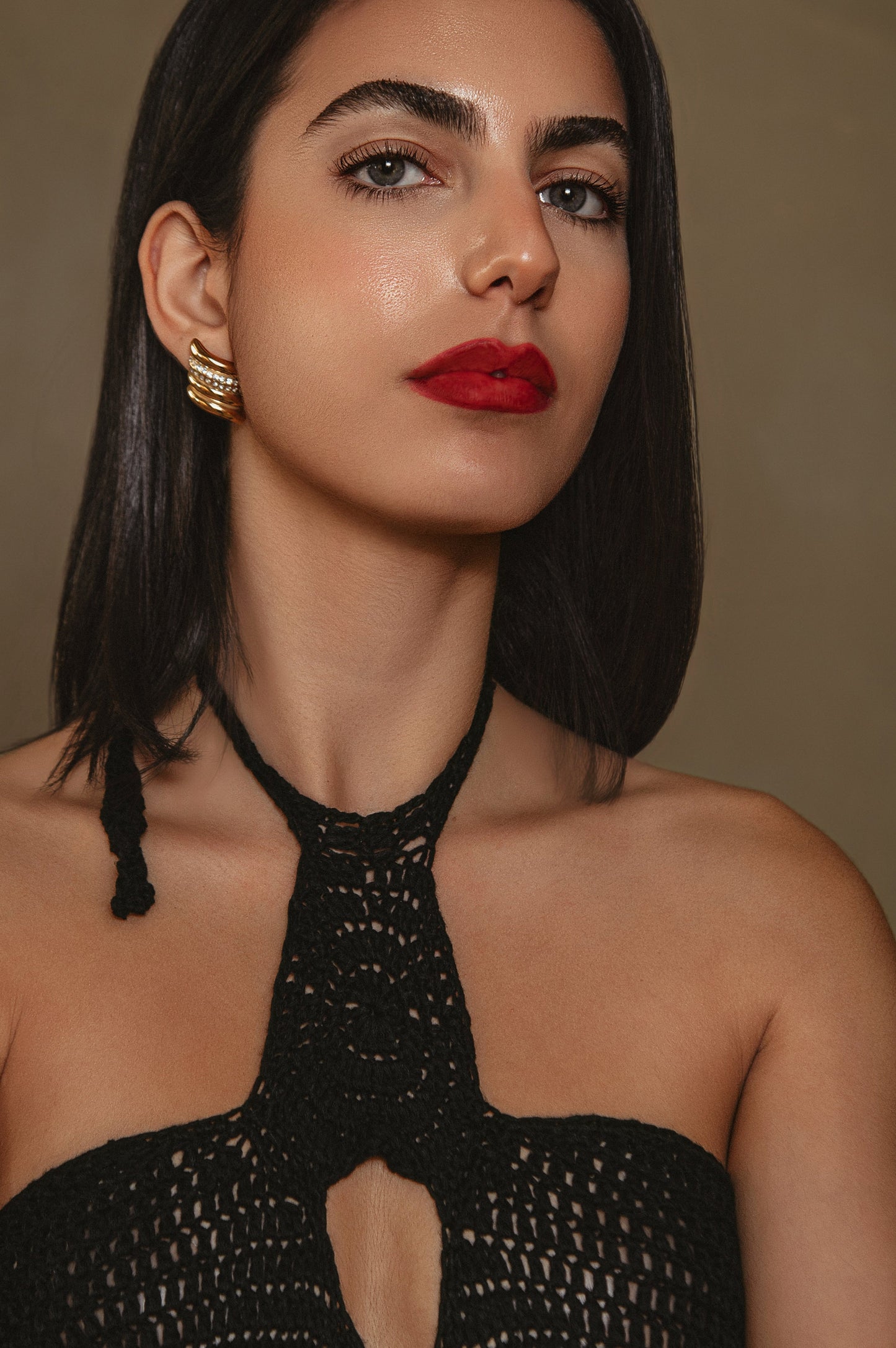 Ripple Hoop Earrings