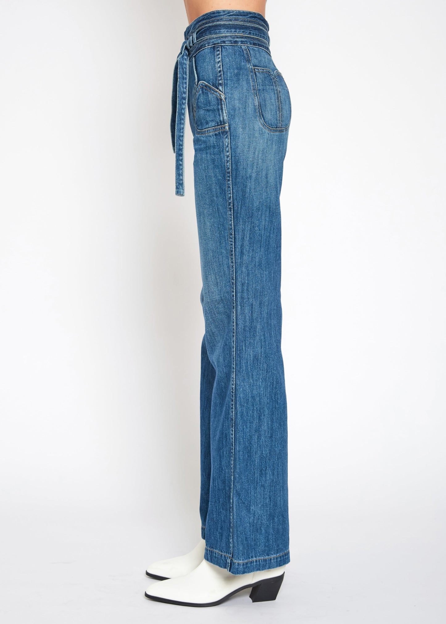 Bella Seamed Pocket Wide
