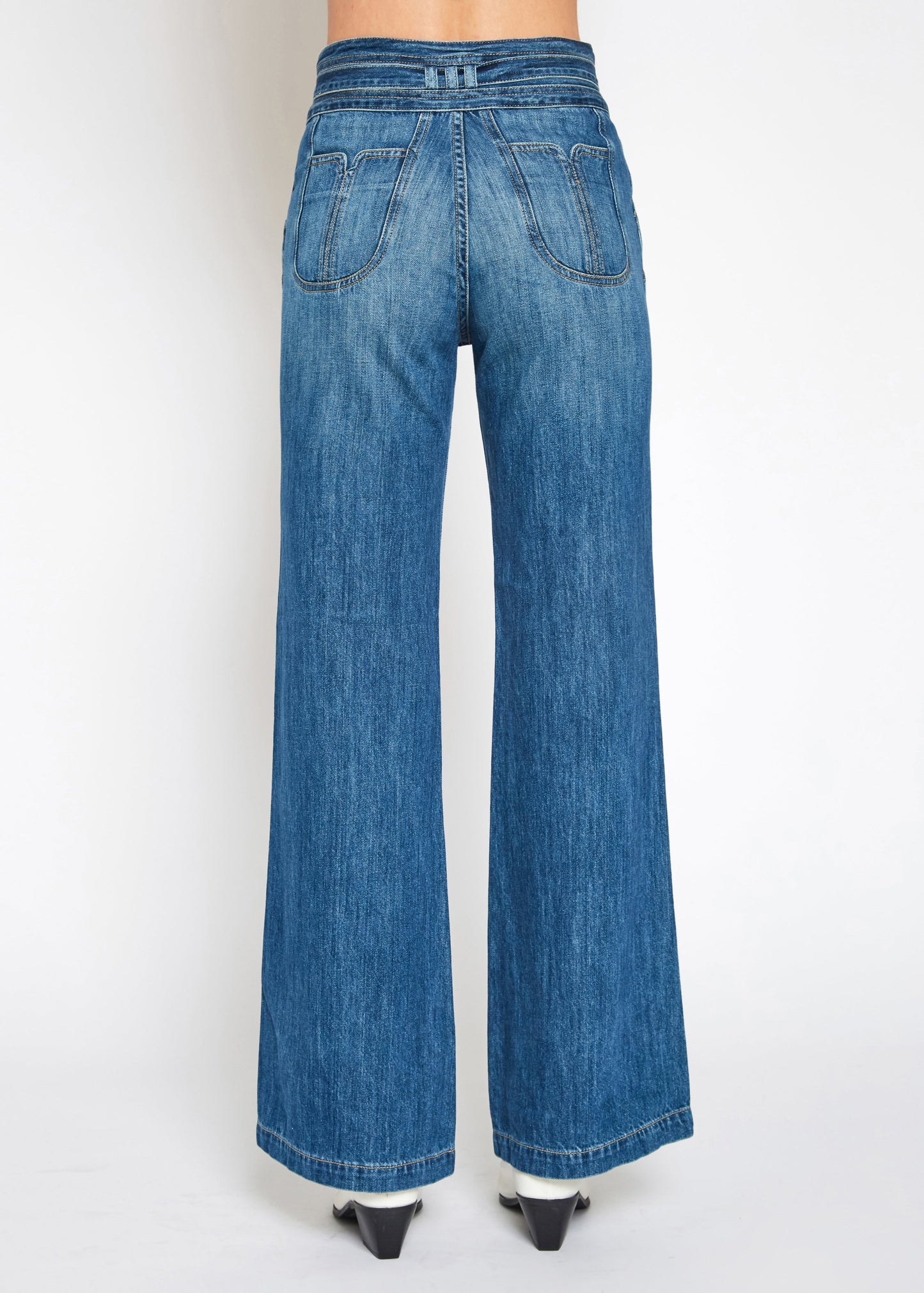 Bella Seamed Pocket Wide