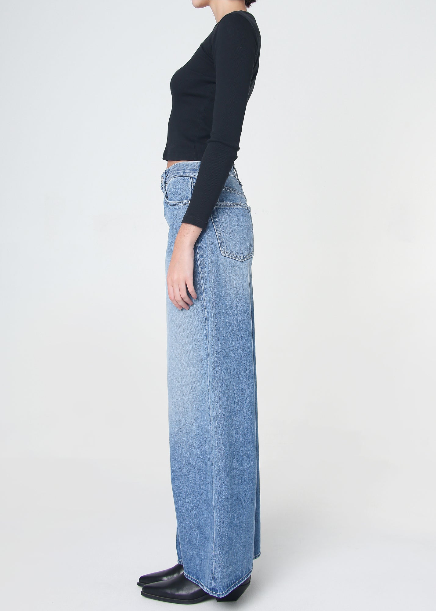 Upcycled High Rise Baggy