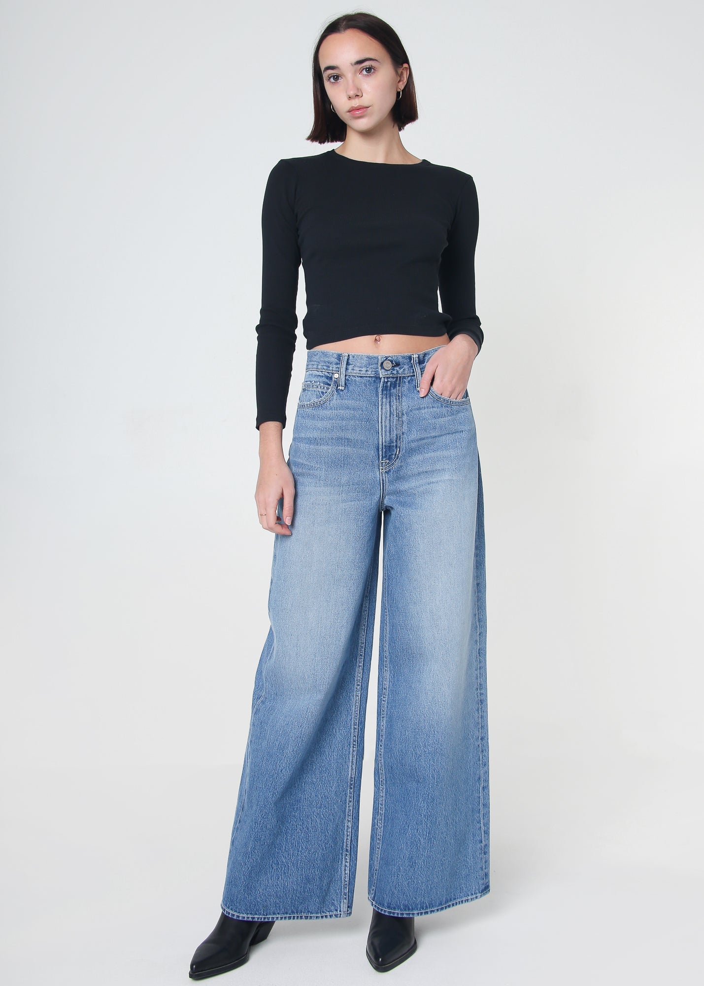 Upcycled High Rise Baggy