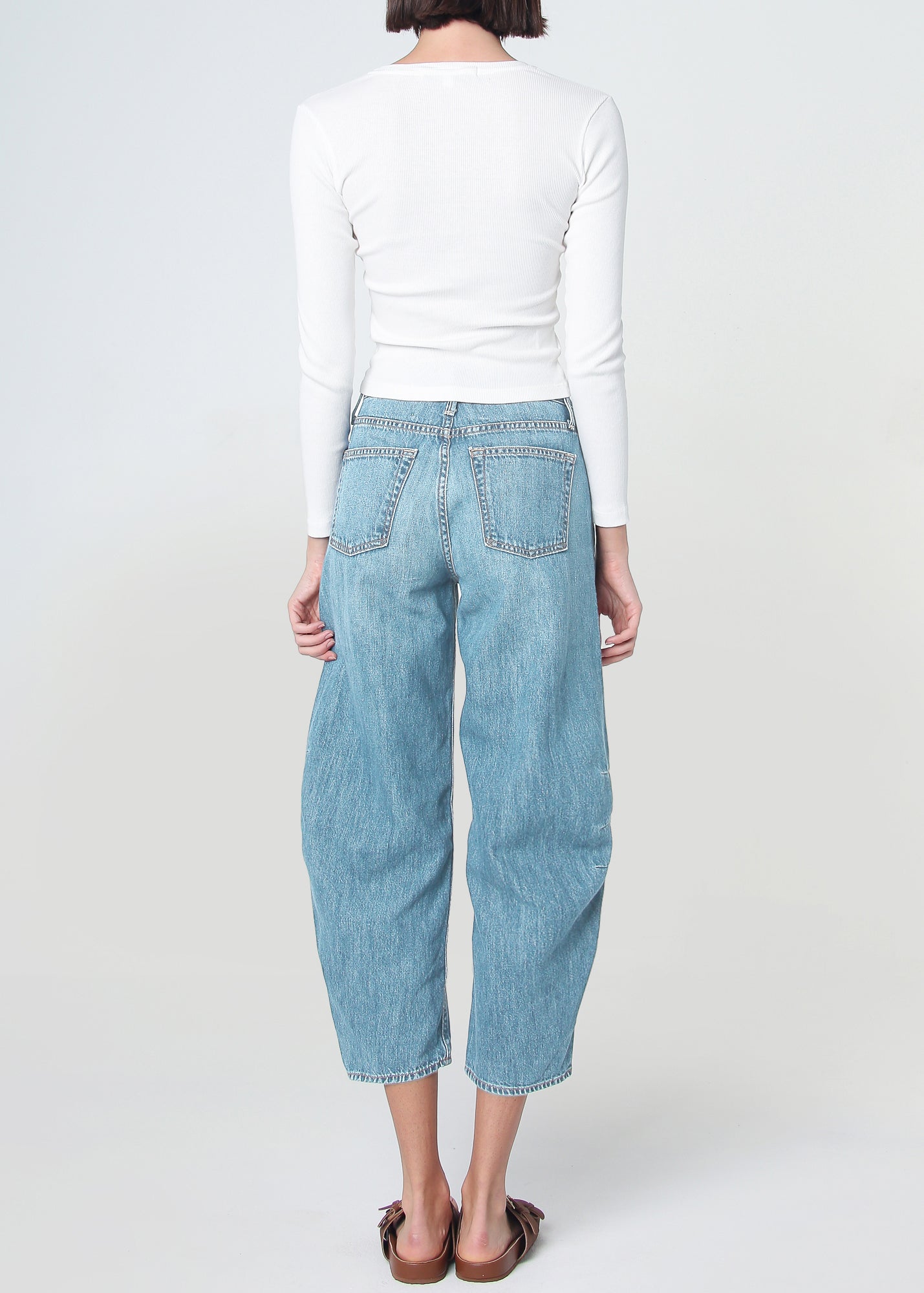 Ava Flutter Slung Fit Jeans
