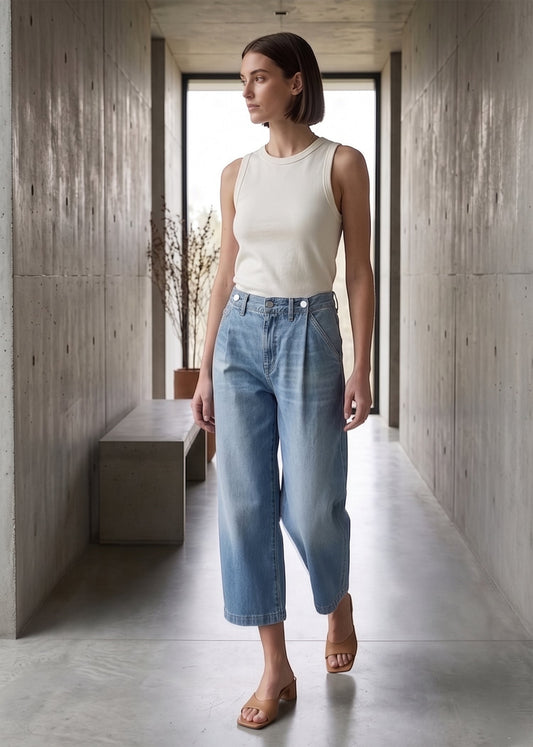 Adeline Cropped Barrel