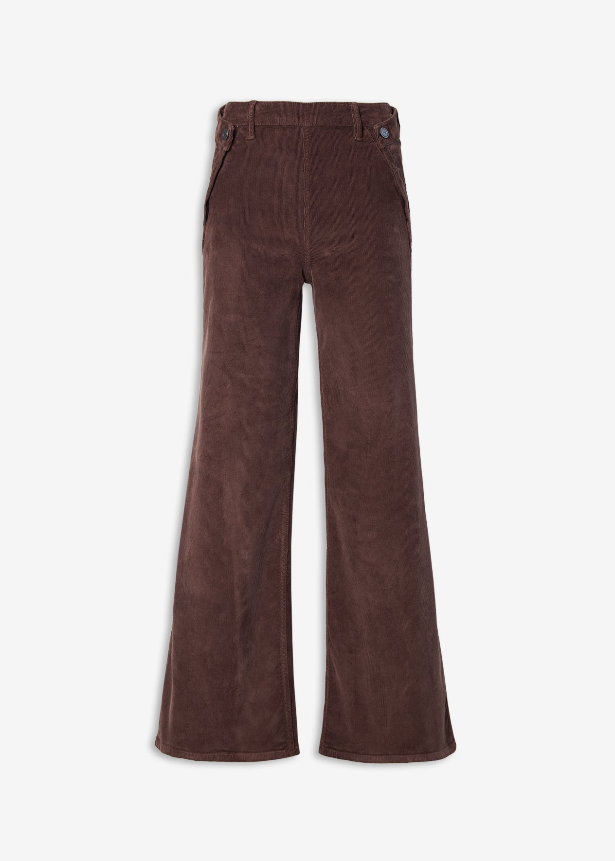 Dina High Waisted Wide Corduroy