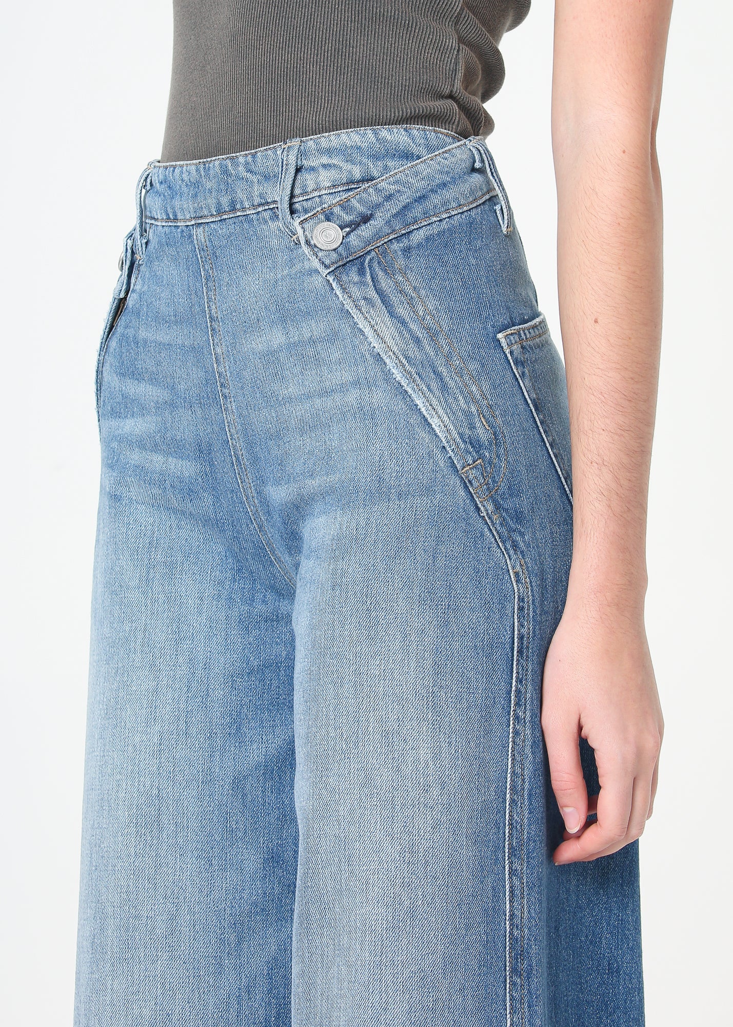 Dina High Waisted Wide
