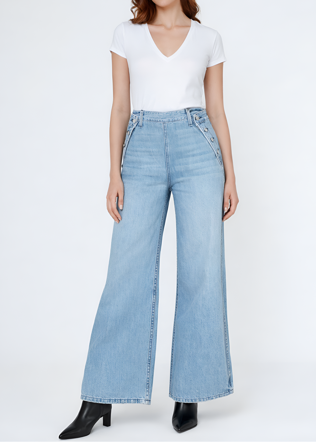 Dina High Waisted Wide