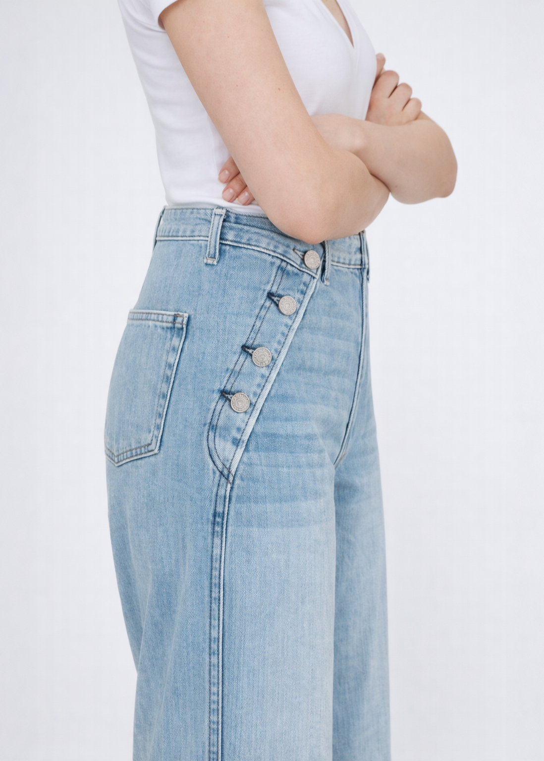Dina High Waisted Wide
