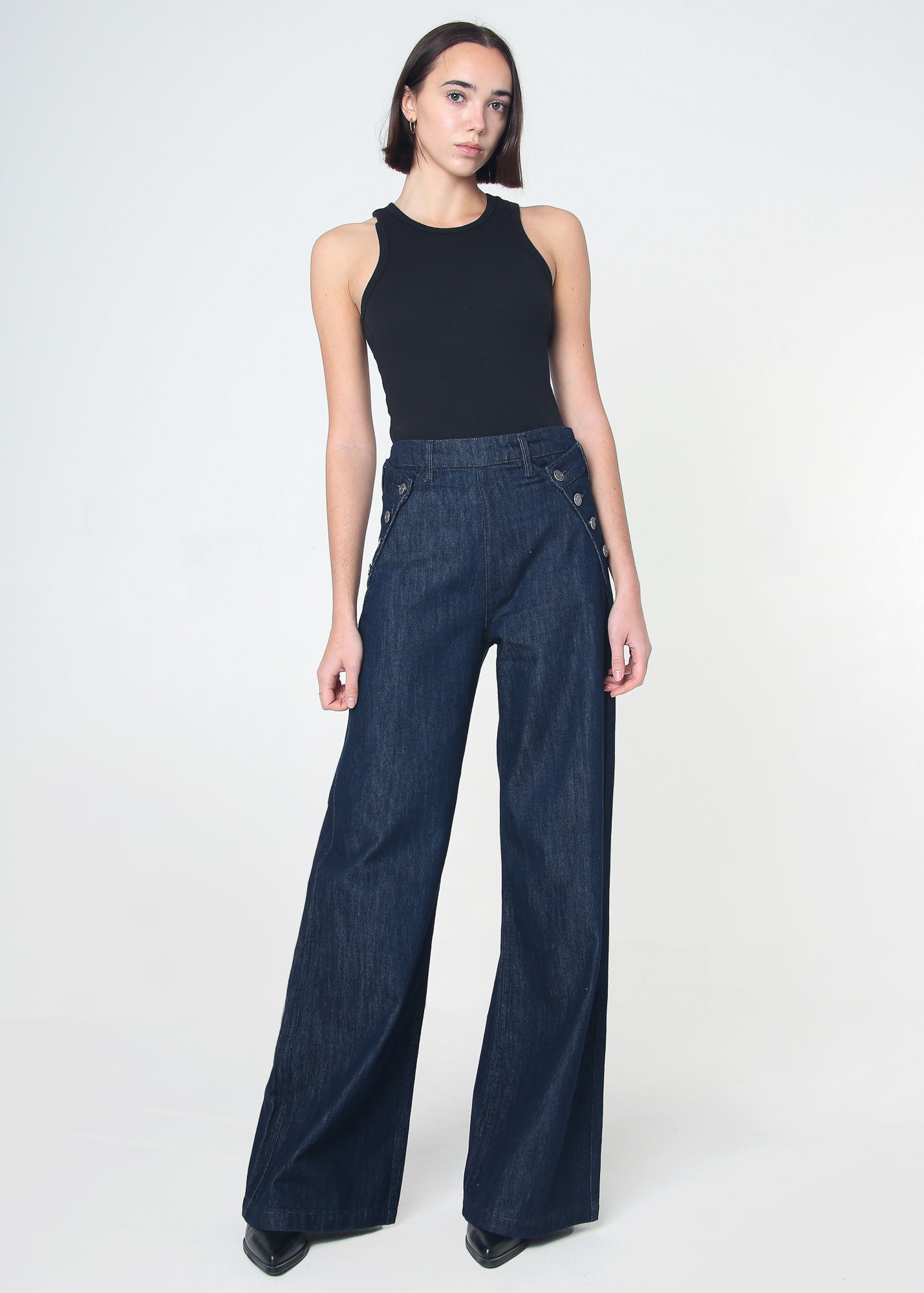 Dina High Waisted Wide