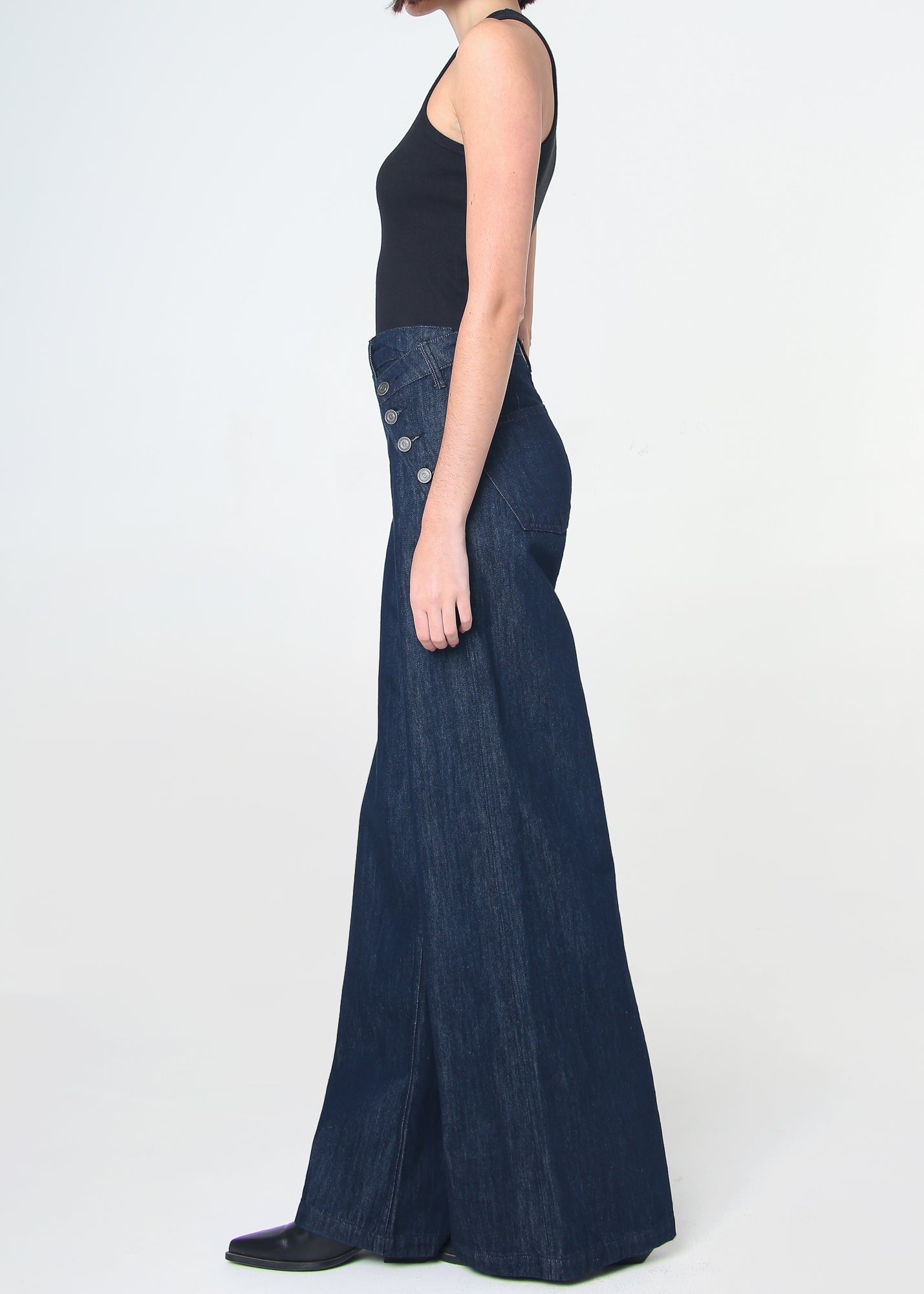 Dina High Waisted Wide