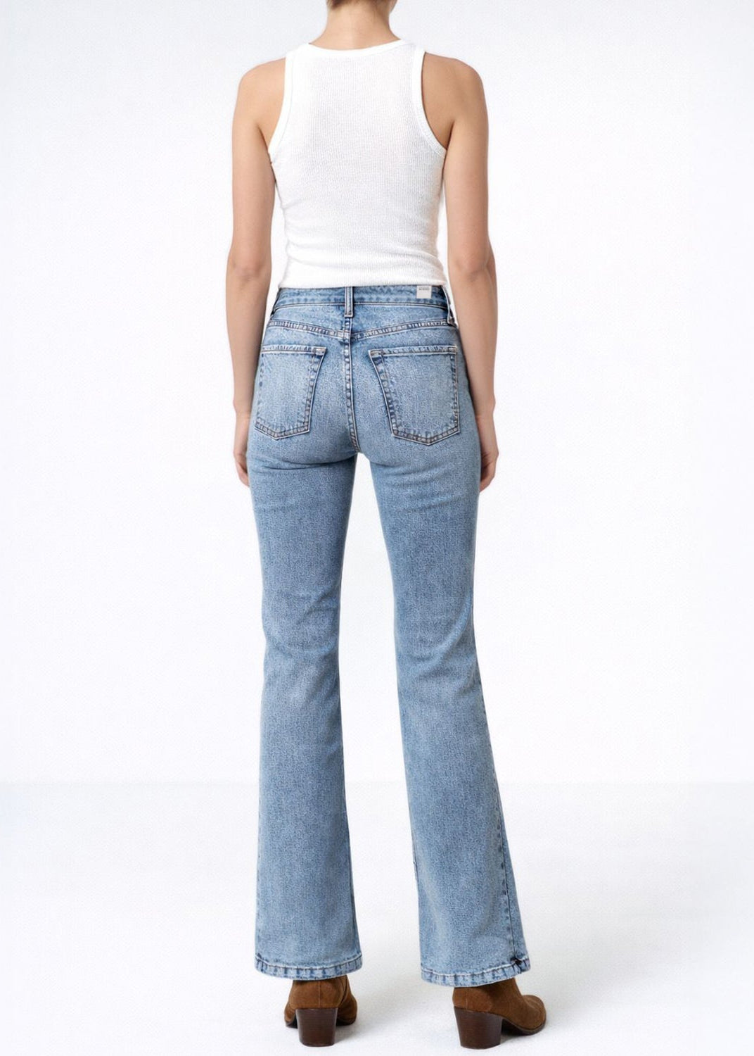 Donna 90's Mid Rise Flare
