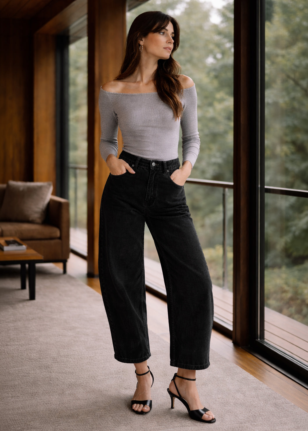 Ava Flutter Slung Fit Corduroy
