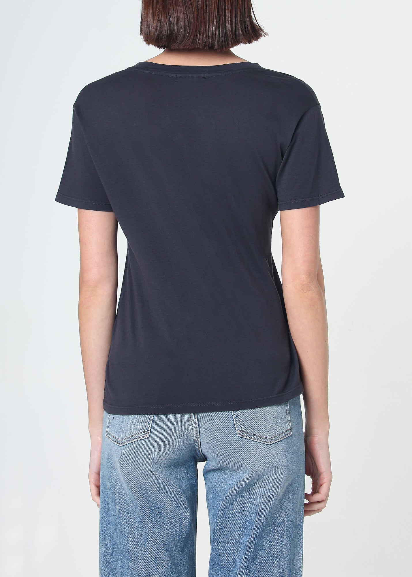 Supima Cotton Deep V Neck Tee