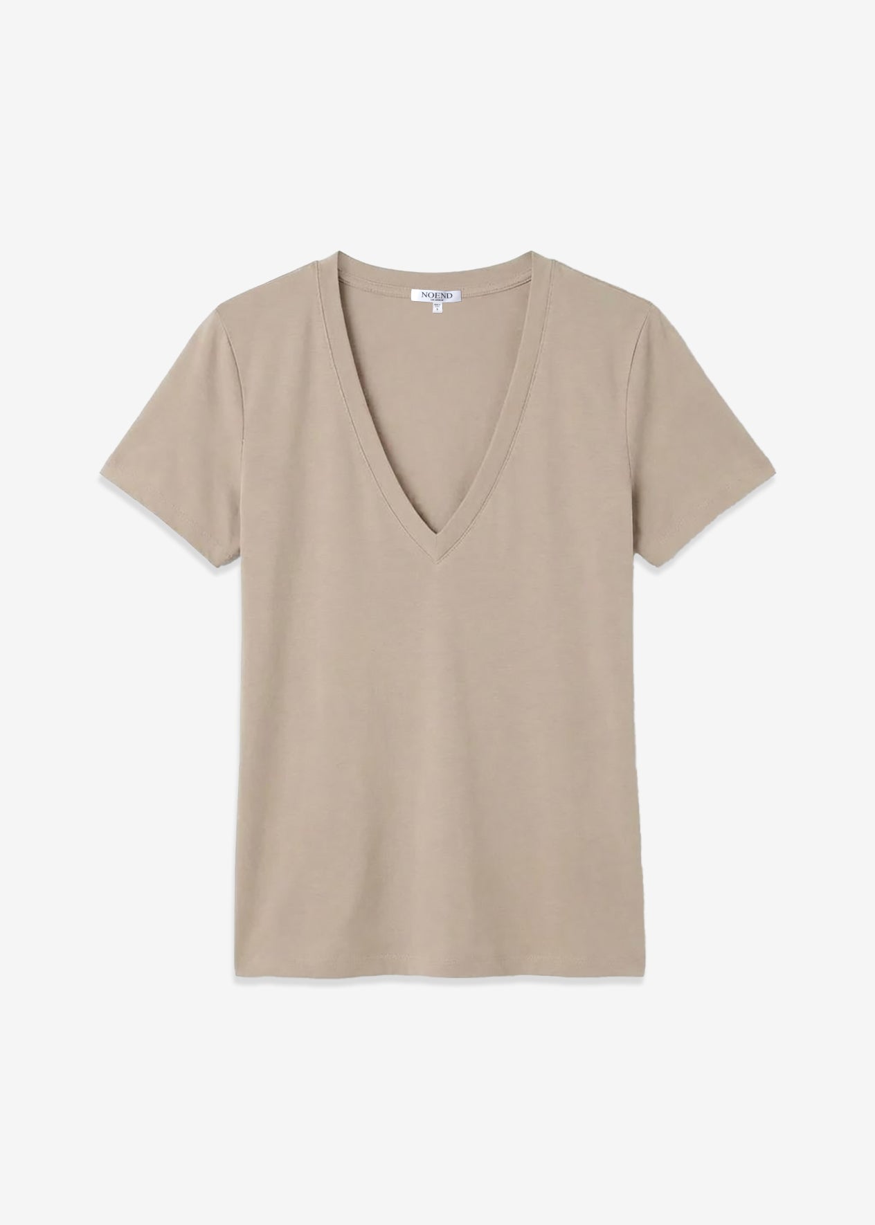 Supima Deep V-Neck Tee