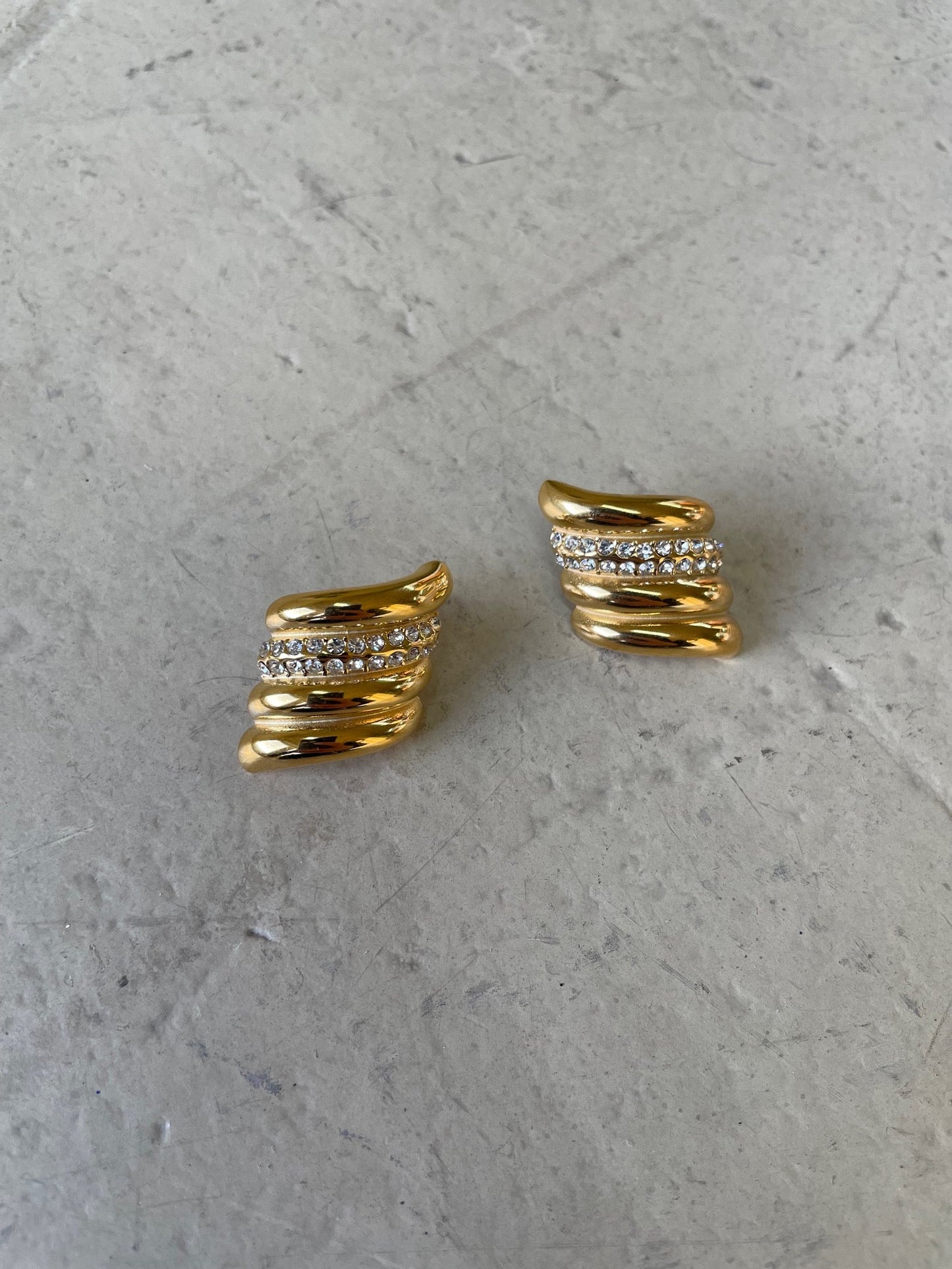Ripple Hoop Earrings