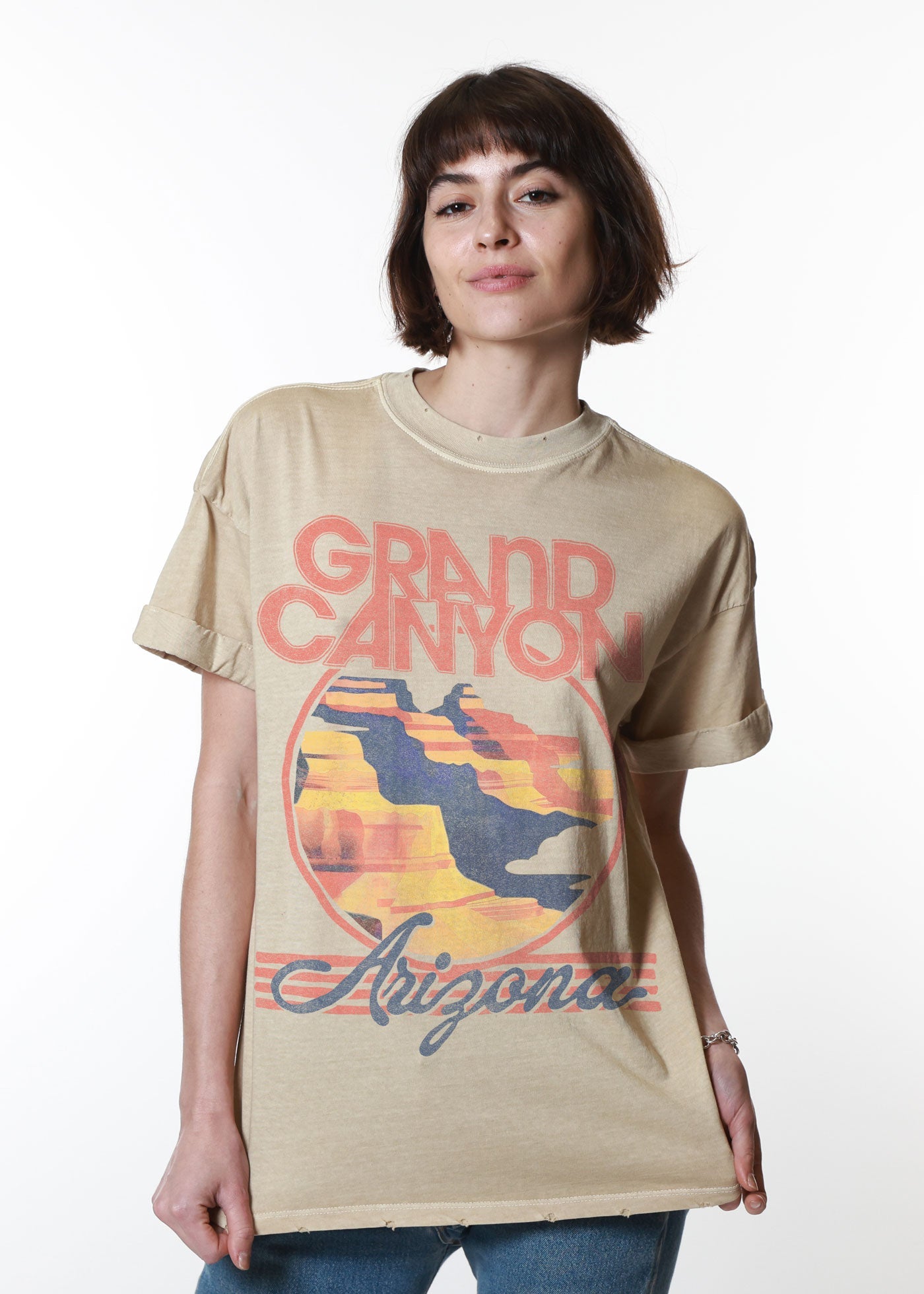 Grand Canyon Arizona Sand Boyfriend Tee