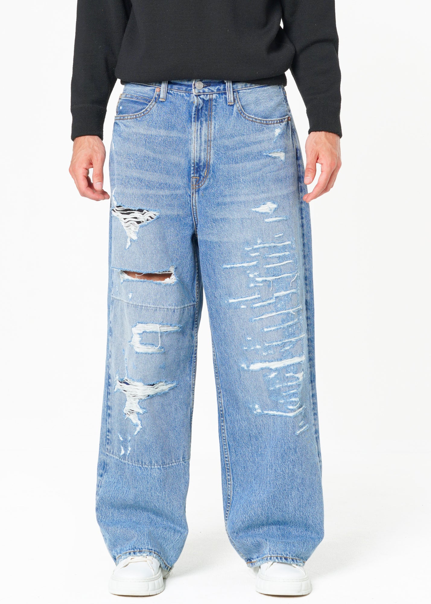 Noend Men's Baggy Rigid Jeans