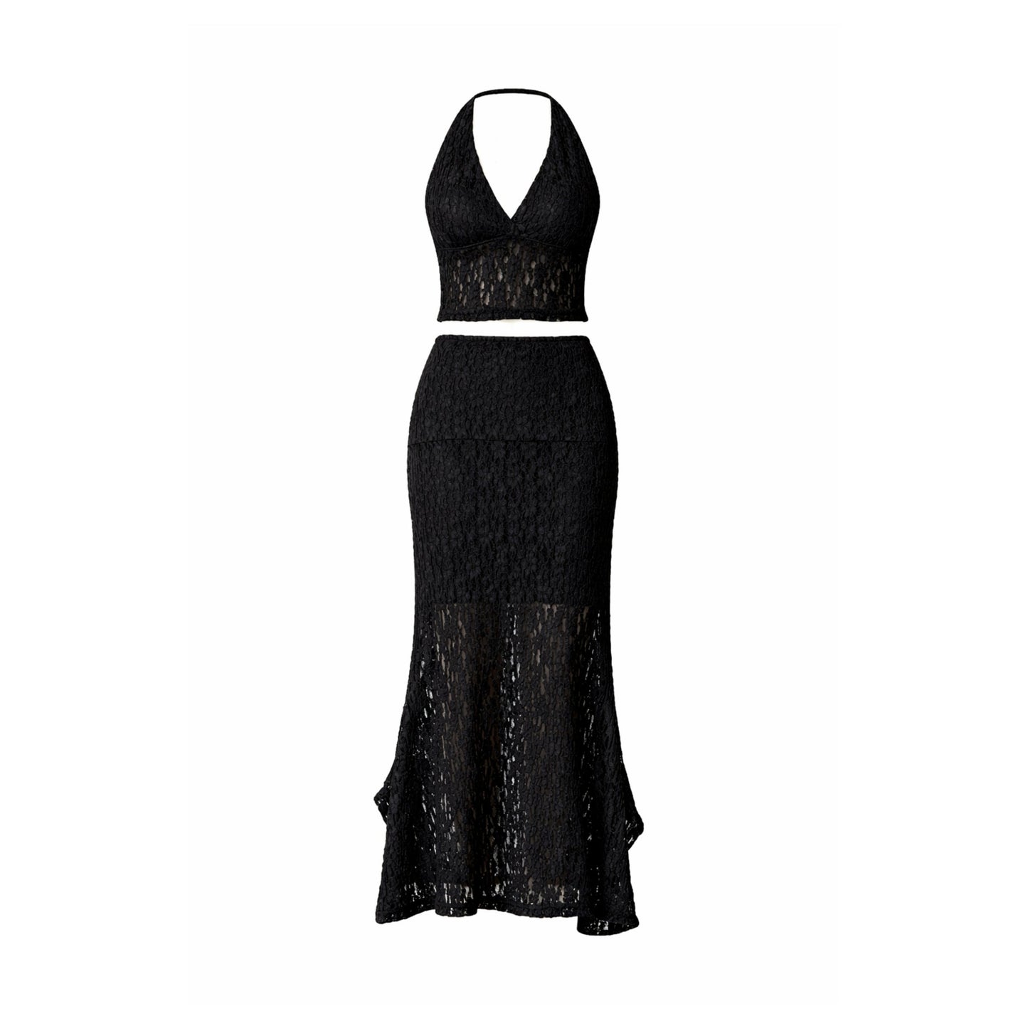 Olivia Lace Set in Midnight Black