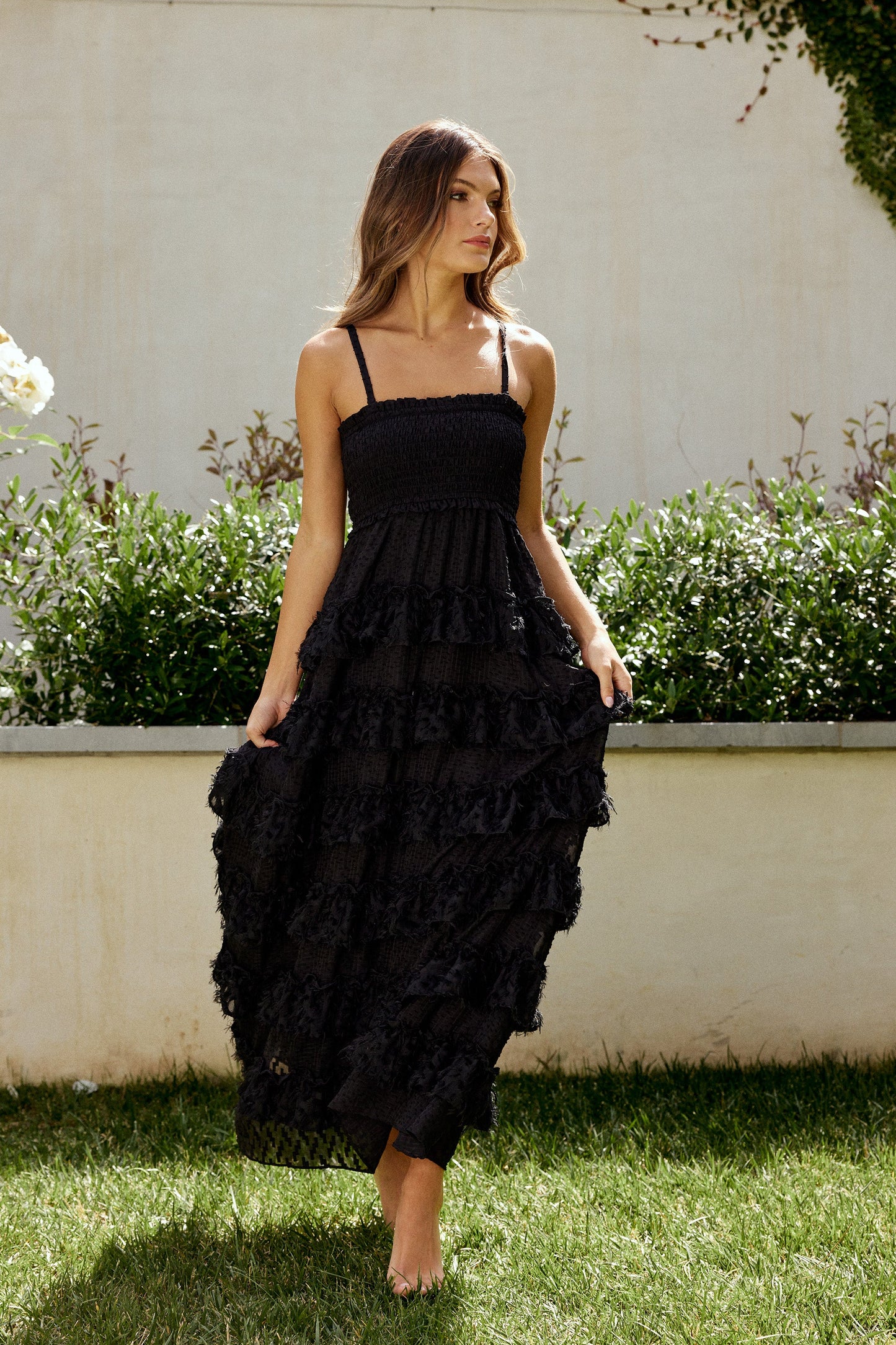 PARIS RUFFLE DRESS