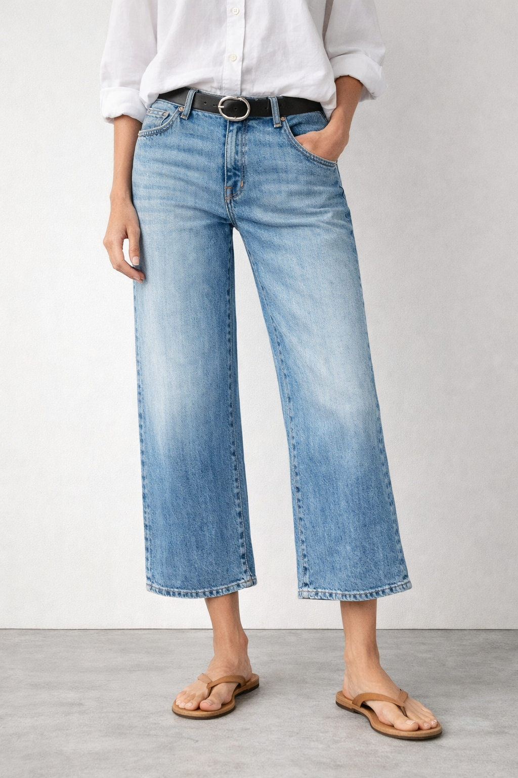 CRUZ CROP-CALLOR BLU