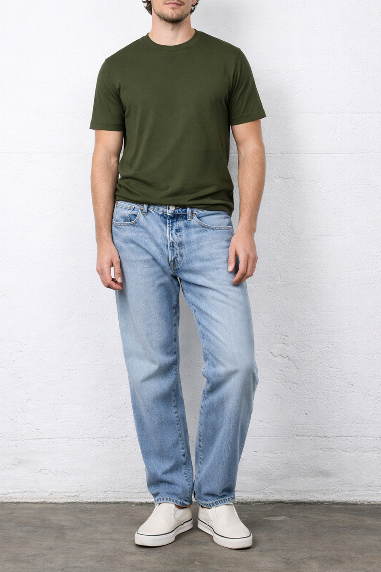 MENS CREW NECK T-ARMY