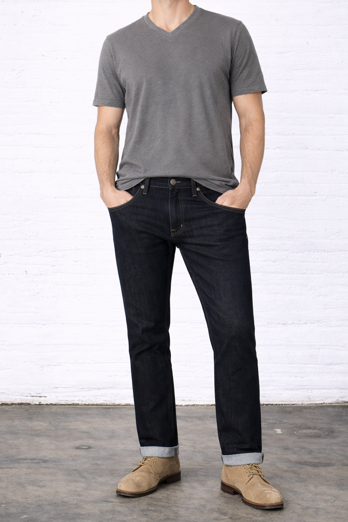 MENS VNECK T-STEALTH