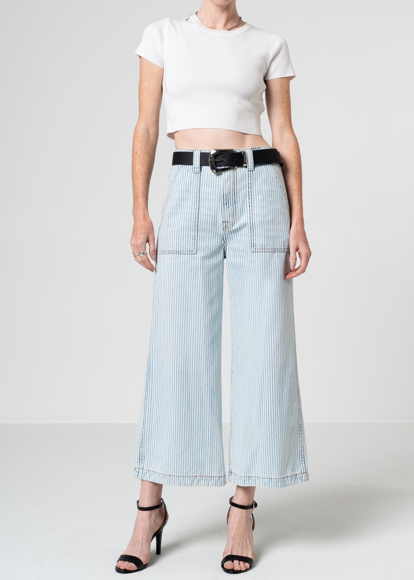 Avery Cropped Wide Trouser