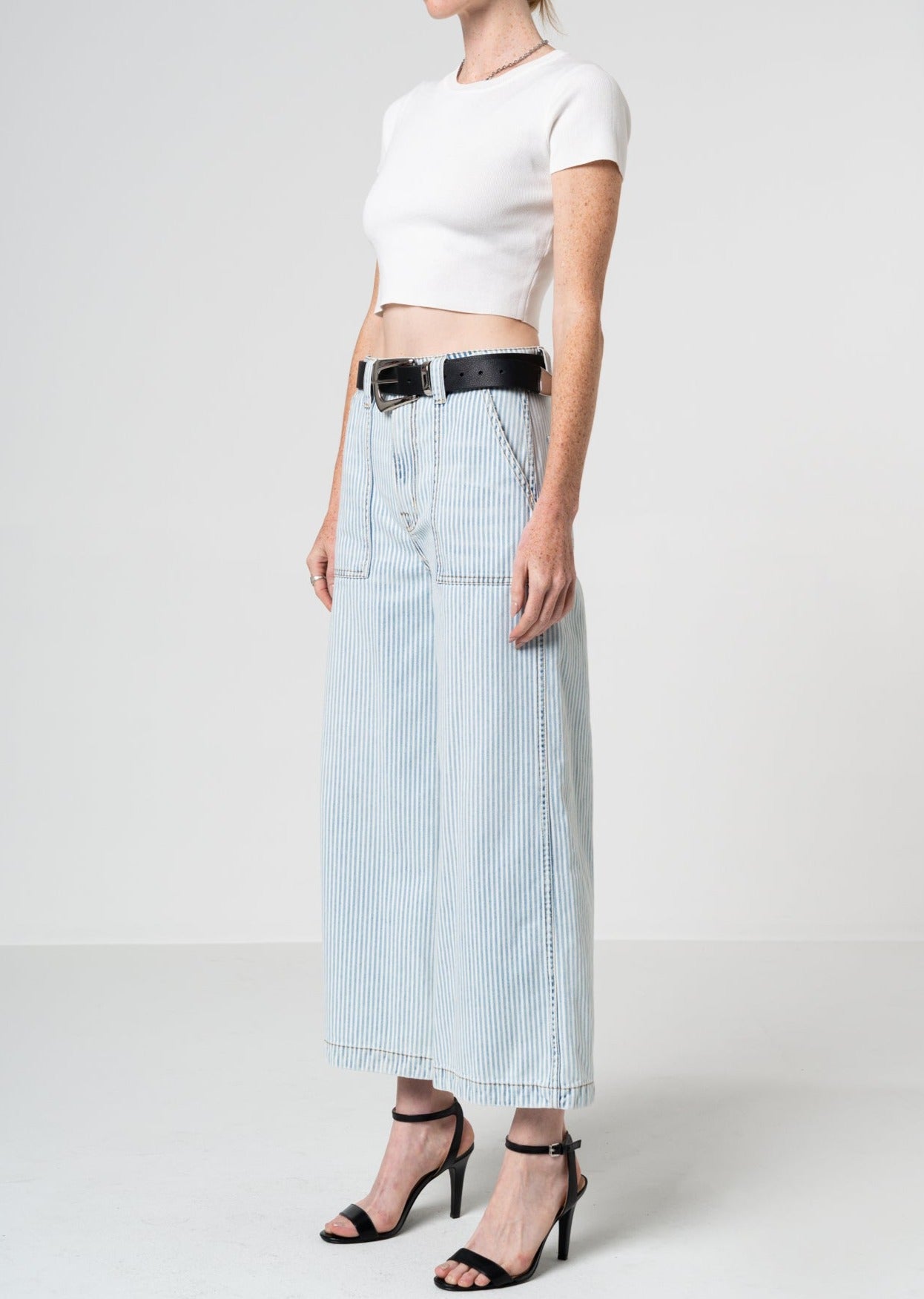 Avery Cropped Wide Trouser