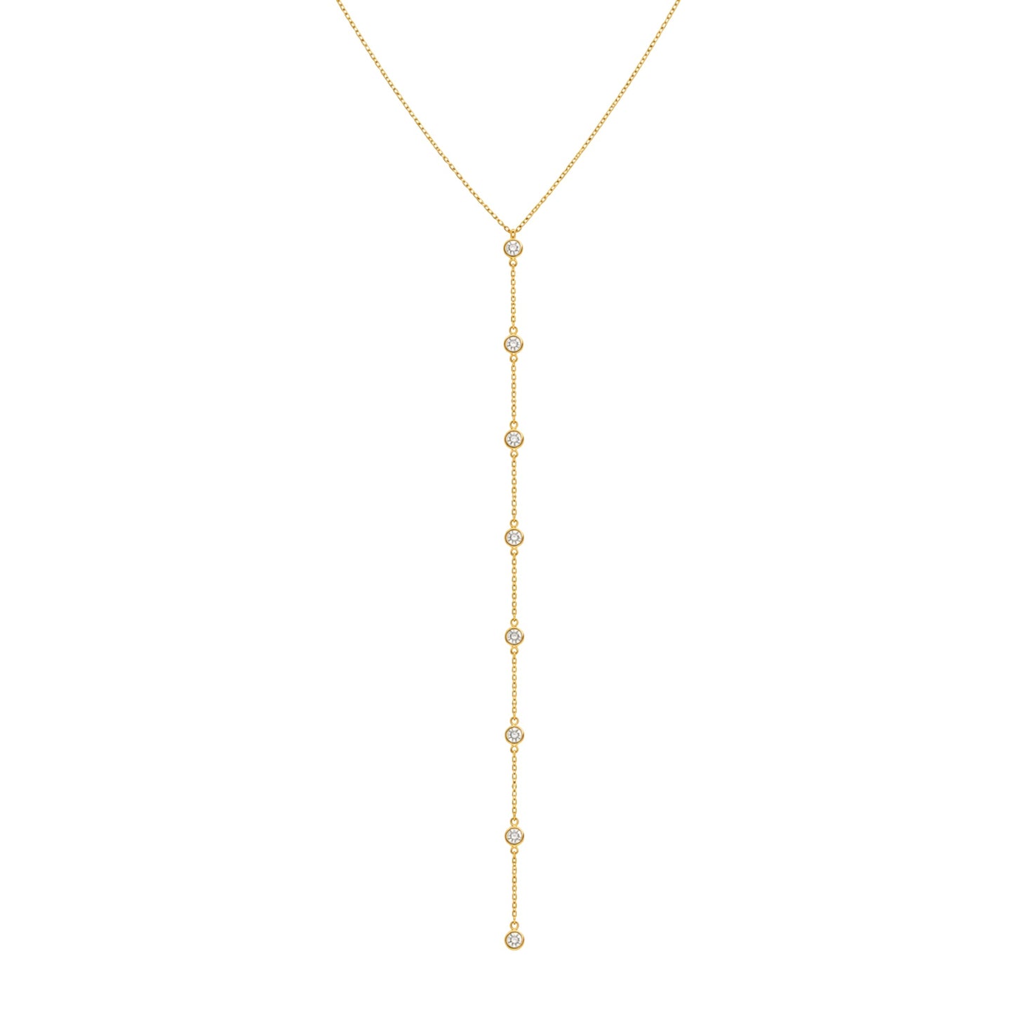 Celeste Lariat Drop Necklace