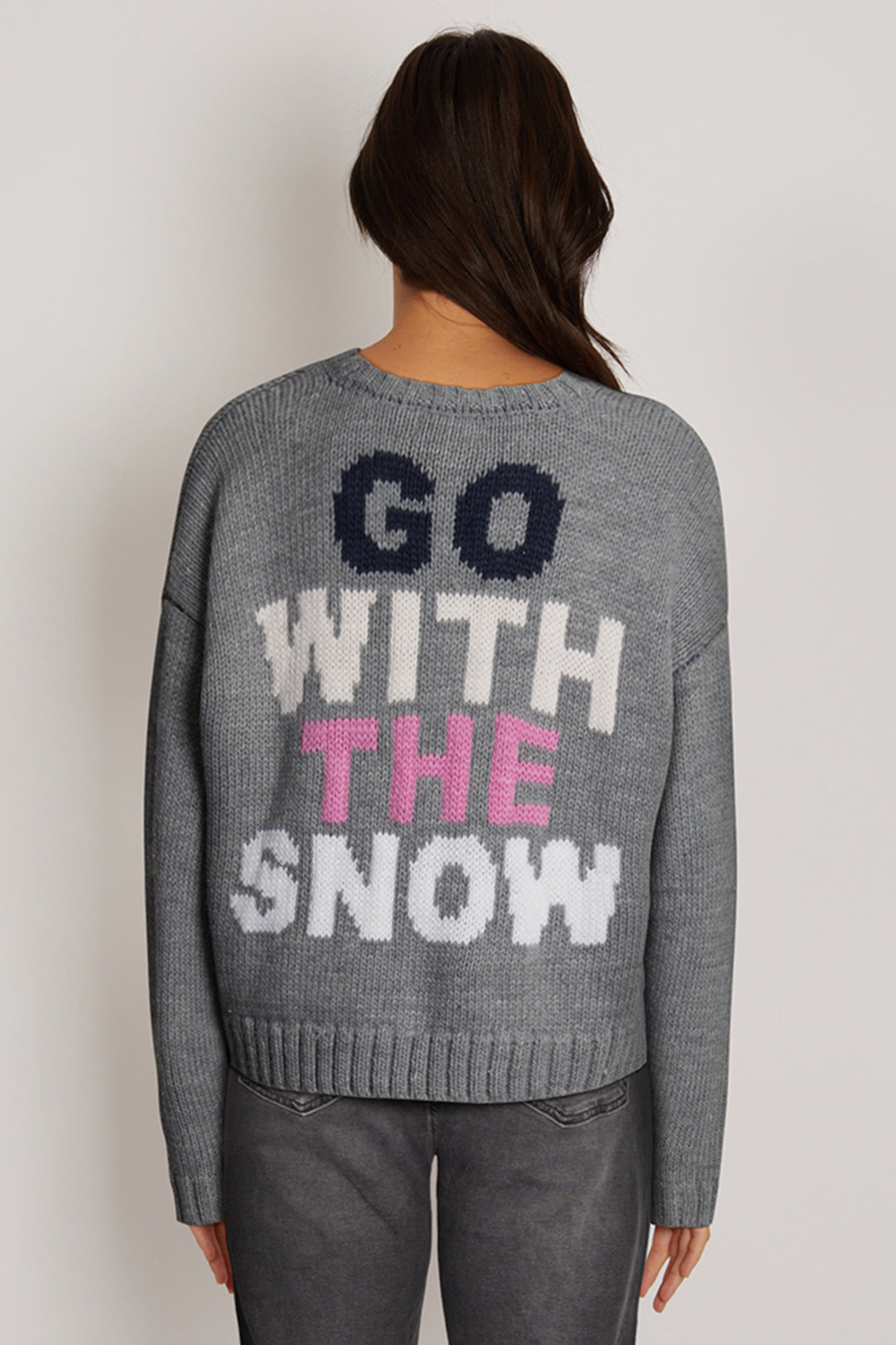 GO WITH SNOW SWEATER