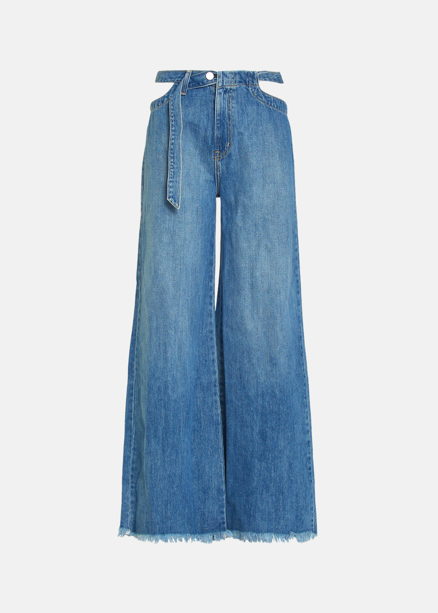 Salina High Rise Cut Out Wide Leg Jeans